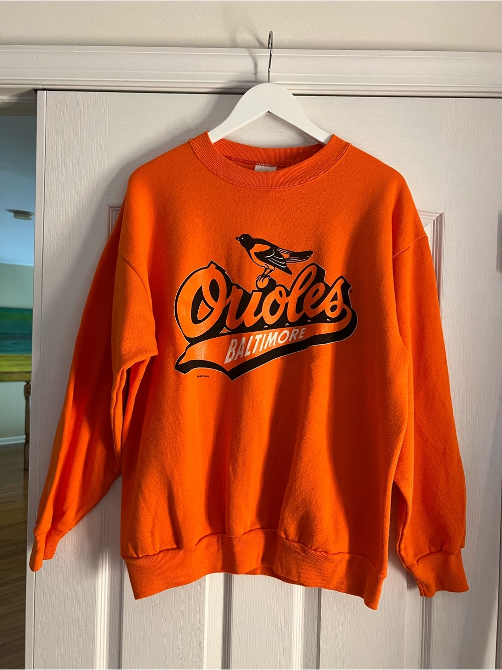 Baltimore Orioles Orange Crewneck Sweatshirt